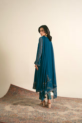 3 Piece  Chiffon Embroidered Suit (FL0016)